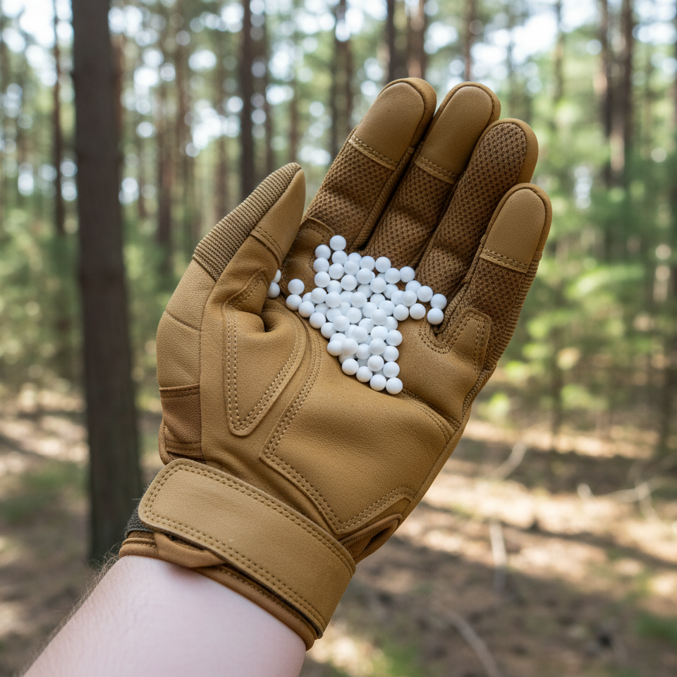 6mm BIO .20g Biodegradable Airsoft BBs (3,400 rounds White)