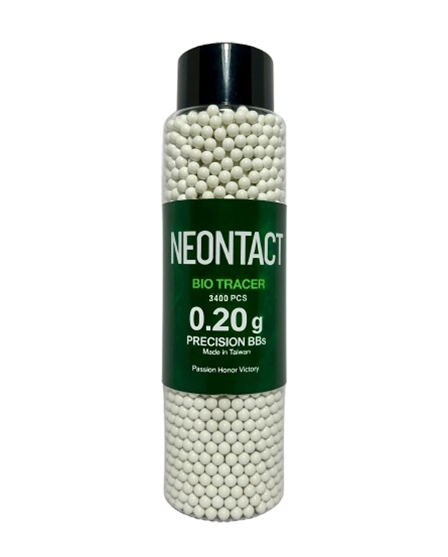 6mm BIO TRACER .20g Biodegradable Airsoft BBs (3,400 rounds green)