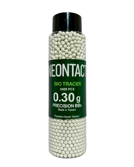 6mm BIO TRACER .30g Biodegradable Airsoft BBs (3,400 rounds green)