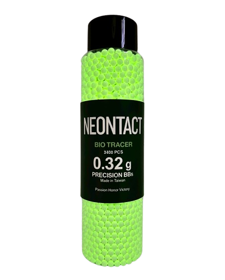 6mm BIO TRACER .32g Biodegradable Airsoft BBs (3,400 rounds green)